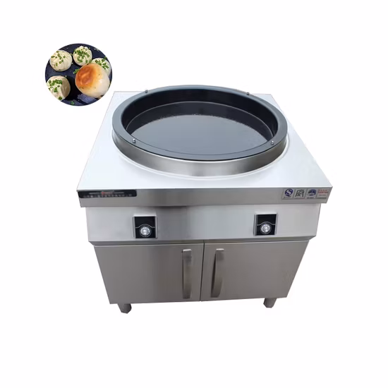 Mini padella elettrica da 60 cm in acciaio inossidabile della migliore qualità, padella elettrica rotonda